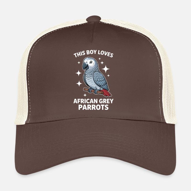 Graupapagei Sprüche Lustiges Graupapagei Geschenk  Trucker Cap