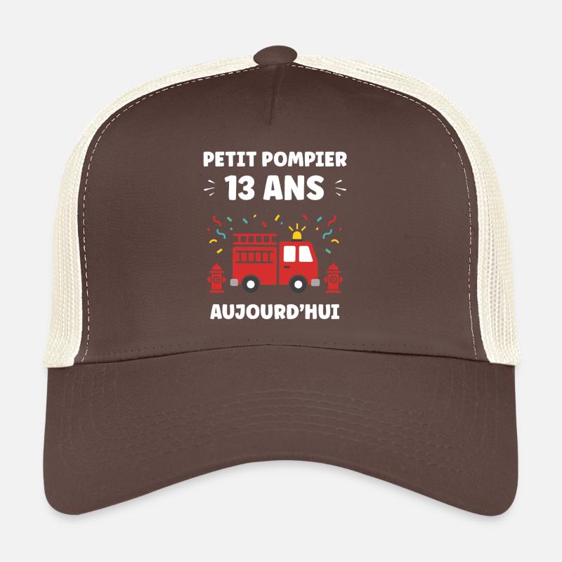 Pompier Treize Ans Aujourd'hui Casquette trucker 