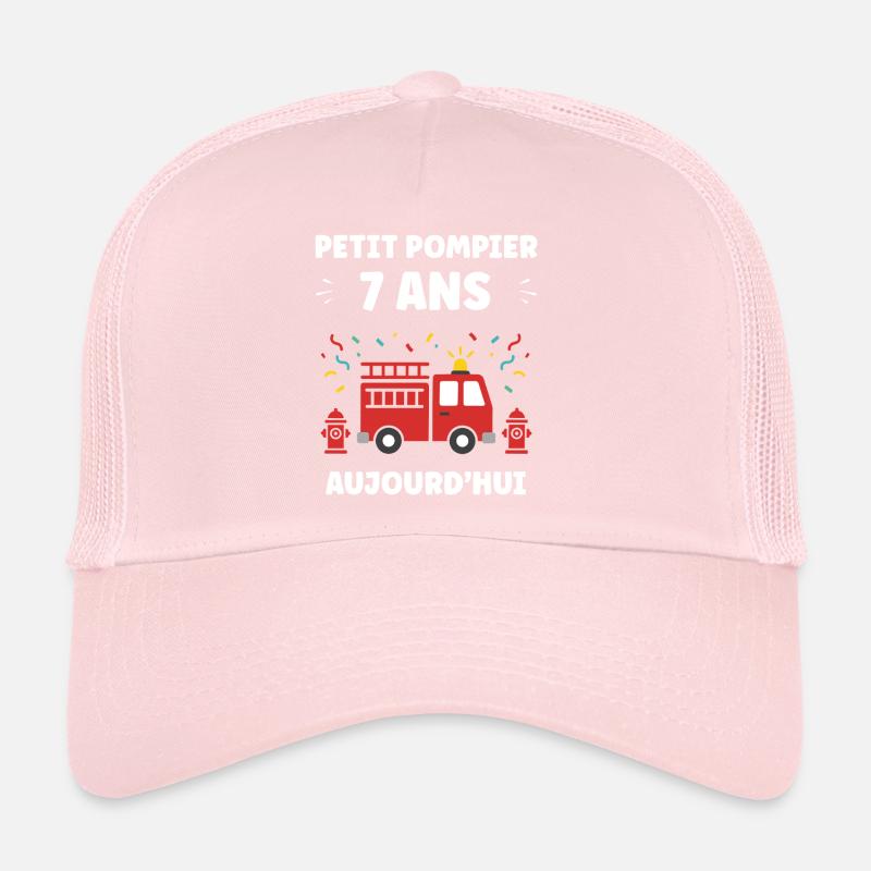 Pompier 7 ans Aujourd'hui Casquette trucker 