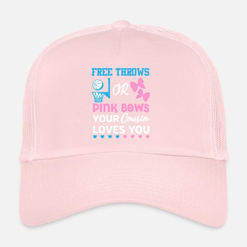 Cousin Love: Free Throws and Pink Bows Trucker Cap