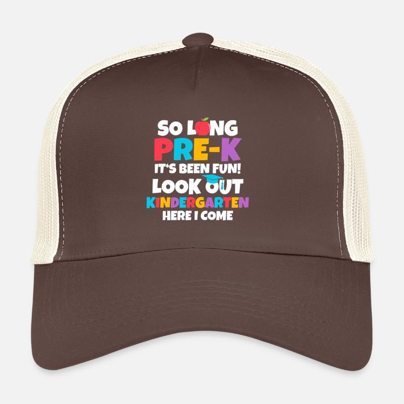 So Long Pre-K It's Been Fun Trucker Cap