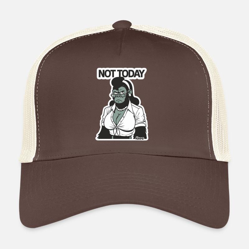 Not Today Gorilla Lady Trucker Cap
