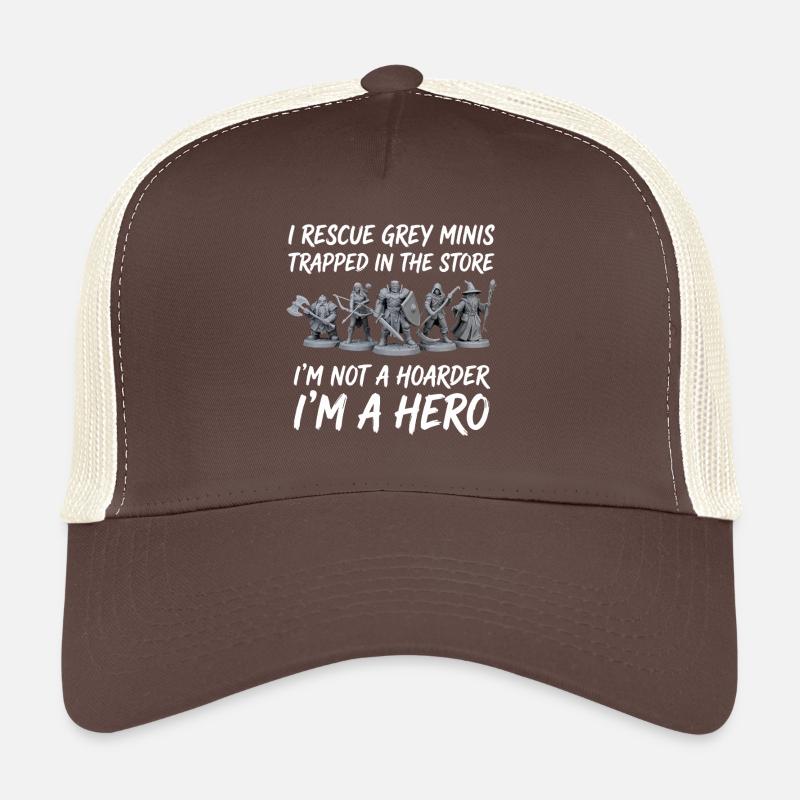 Ich bin kein Messie, ich bin ein Held Trucker Cap