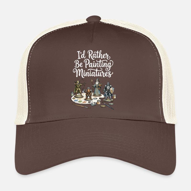 Je préfère peindre des miniatures Casquette trucker 