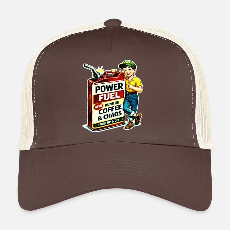 Power Sprit - Trucker Cap - Braun/Beige
