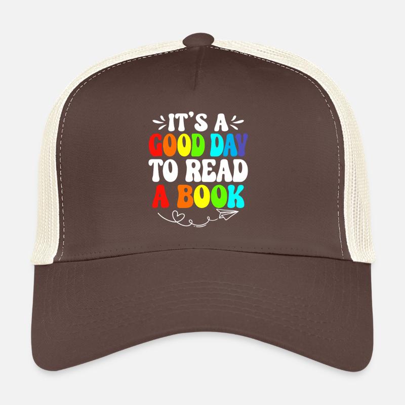 Rainbow Reading Day Zitat-Tee Trucker Cap