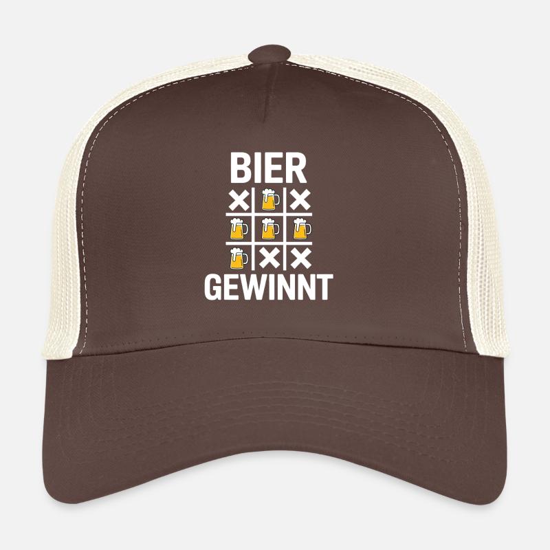 Bier Gewinn TicTacToe Trucker Cap