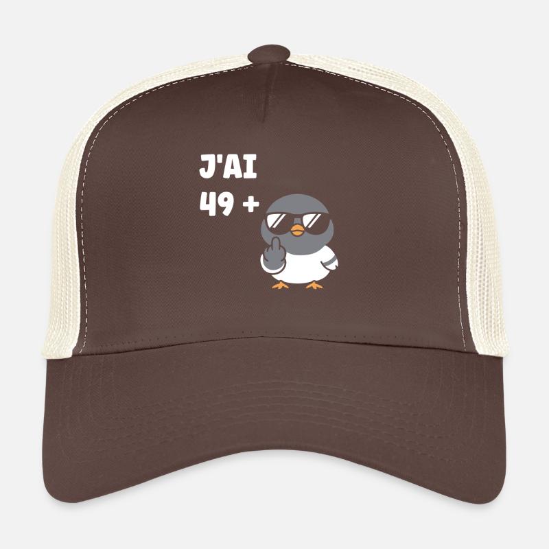 J'ai 49+ attitude Casquette trucker 