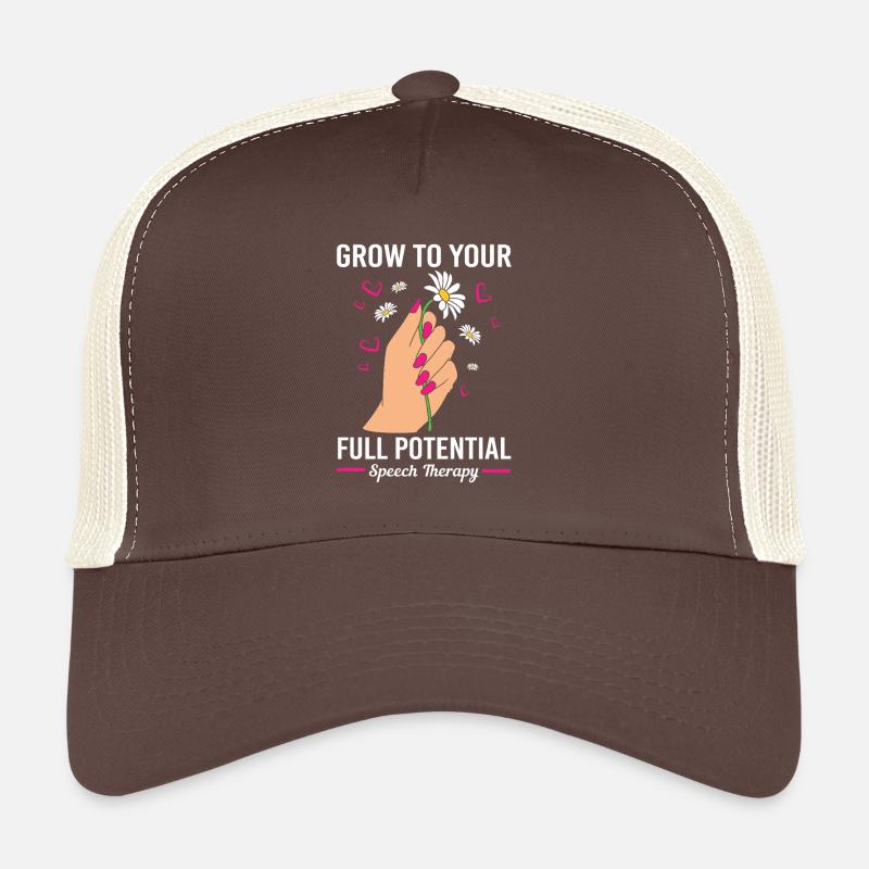 Speech Therapist Speech Therapy Speech Therapist Trucker Cap