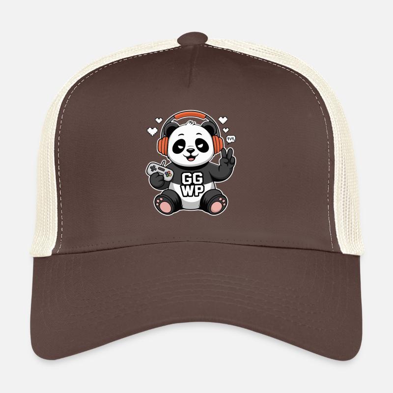 Panda Gamer GG WP - Trucker Cap - brown/beige