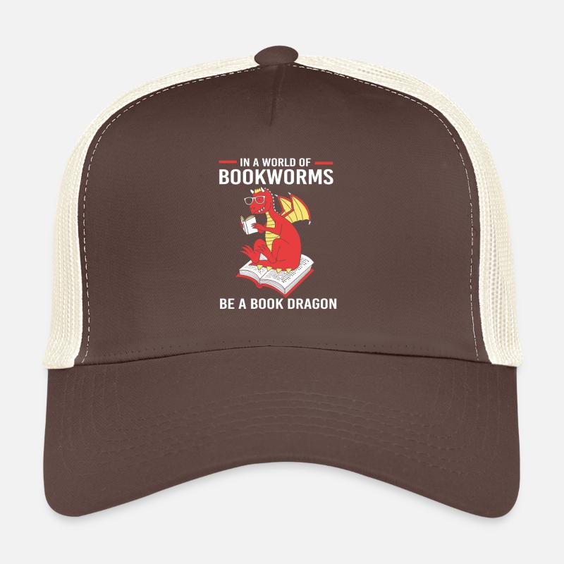 Rat de bibliothèque de bibliothèque Casquette trucker 