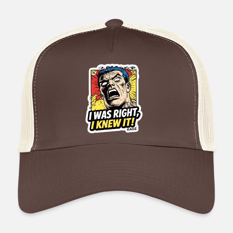 Ich hatte recht, ich kannte es, Comic. Trucker Cap