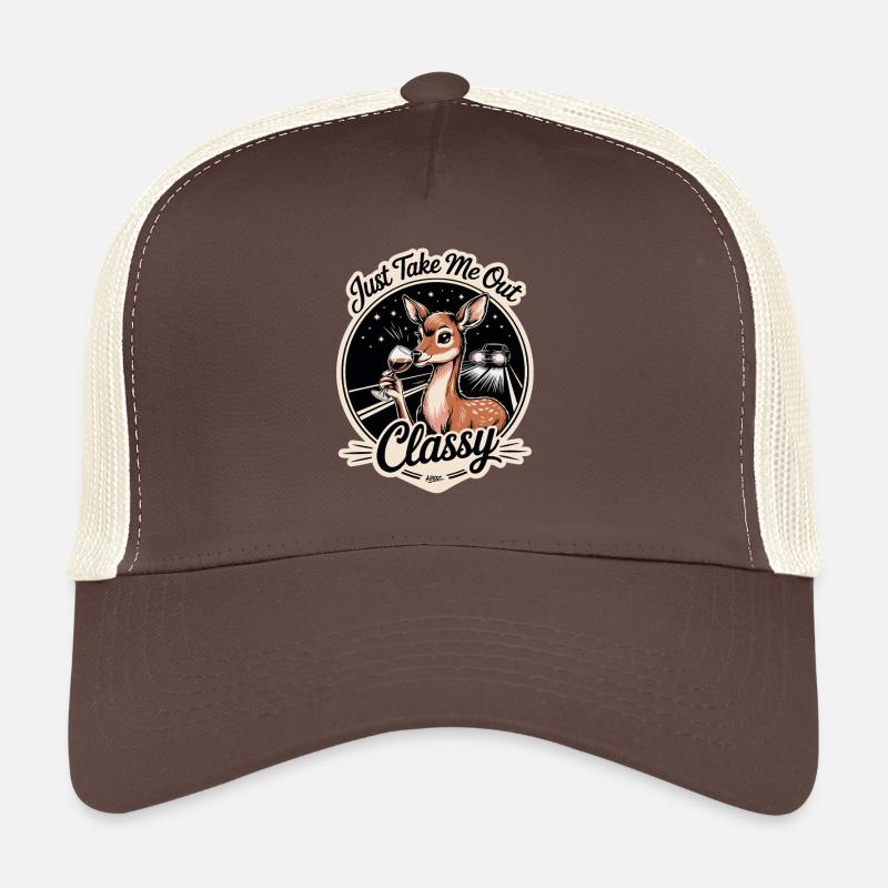 Nimm mich einfach stilvoll mit raus Trucker Cap