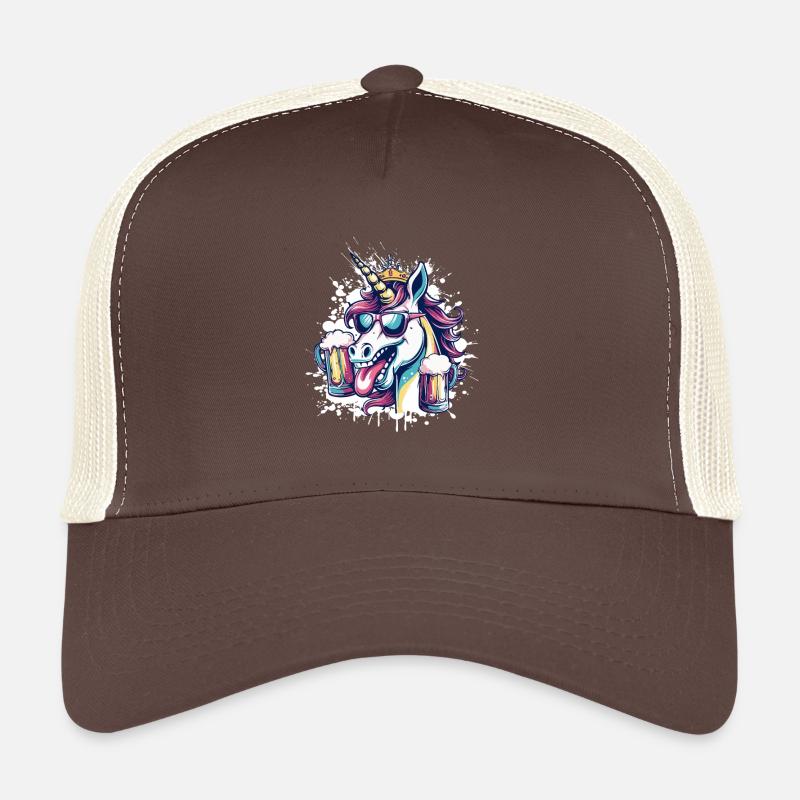 Einhorn Bier Lustig Trucker Cap