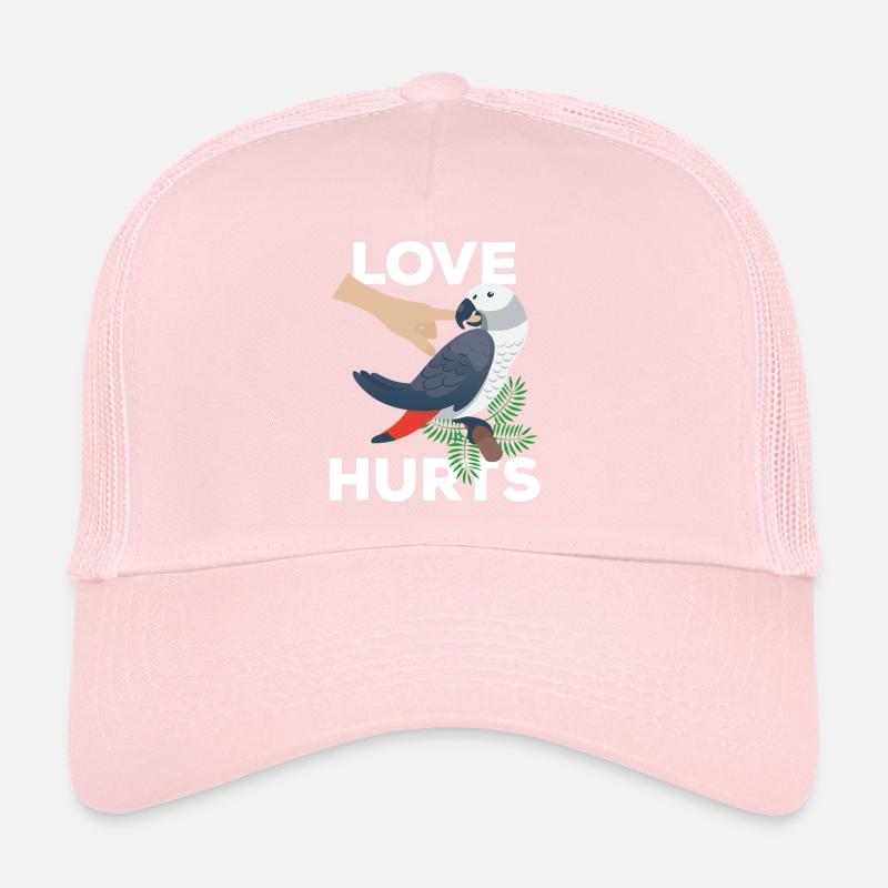 Graphique du perroquet blessé Casquette trucker 