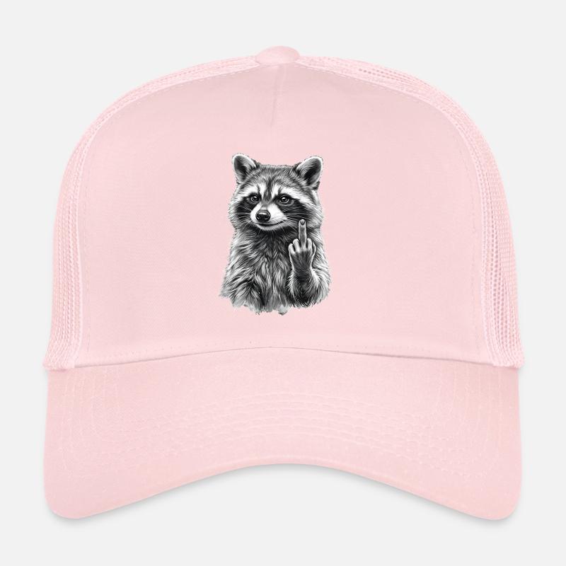 grumpy raccoon Casquette trucker 