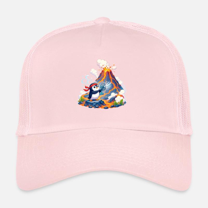 Lava Penguin avec Éventail Casquette trucker 