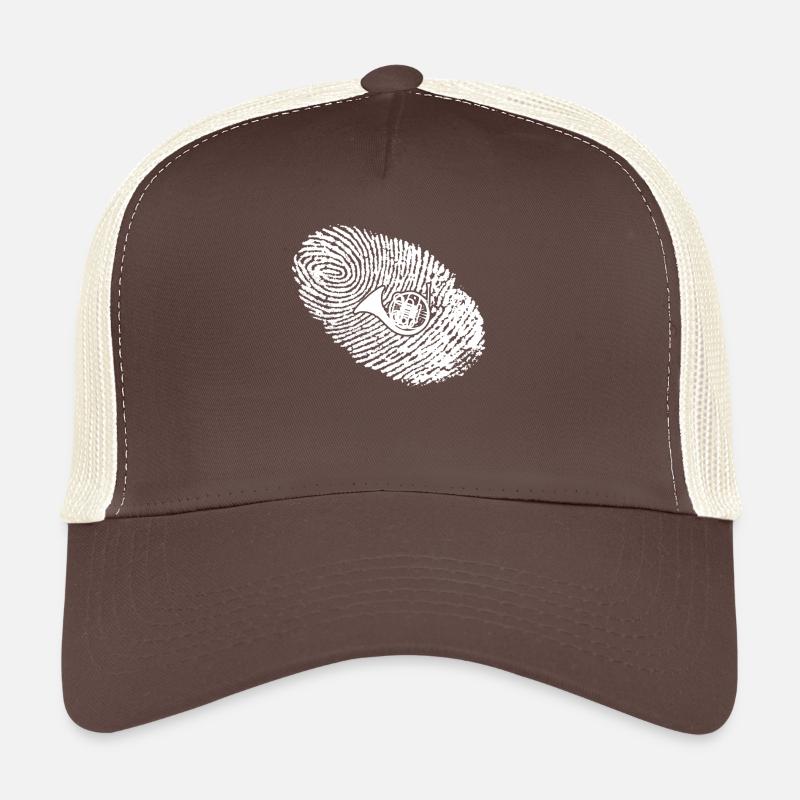 empreinte adn dns cadeau horn waldhorn Casquette trucker 