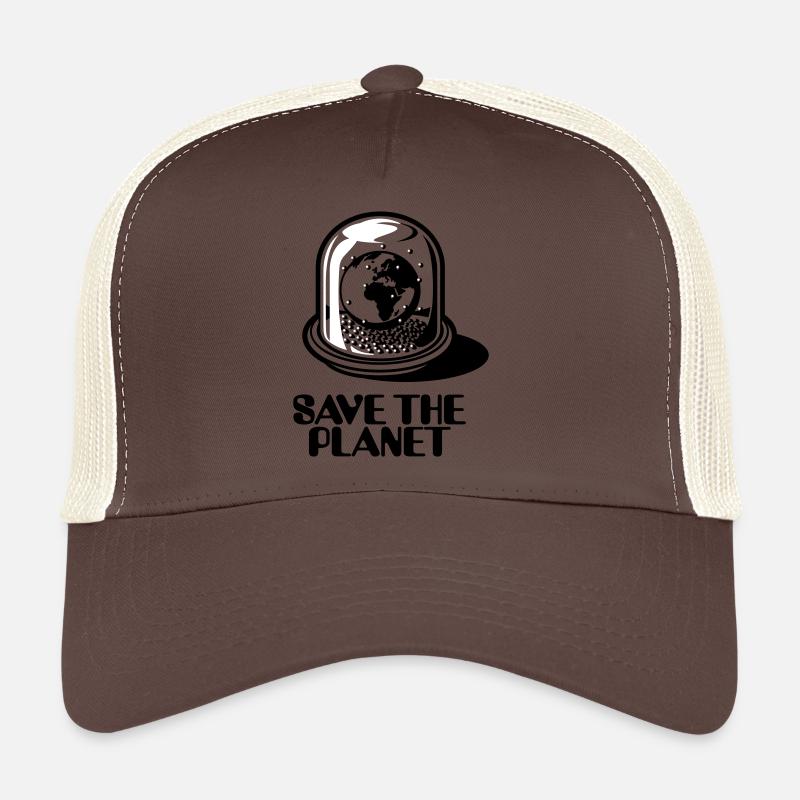 Weltkugel / World Globe - Save The Planet_2c Trucker Cap
