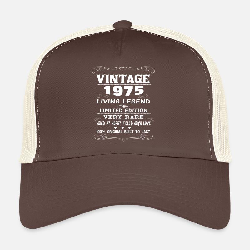 VINTAGE 1975 - Trucker Cap - brown/beige