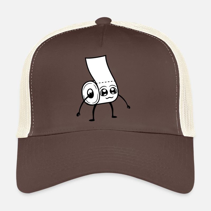 klopapier maennchen suess cute little face l Trucker Cap