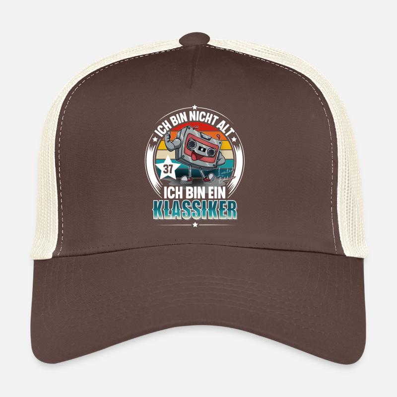 37. Geburtstag Kassette Retro Vintage Trucker Cap