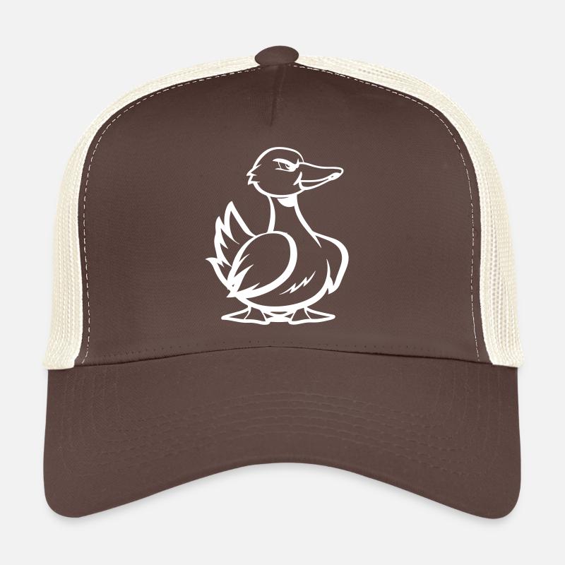 ente comic - Trucker Cap - Braun/Beige