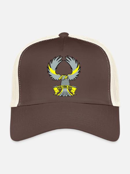 Adler Veni vidi vici - Trucker Cap - brown/beige - Front