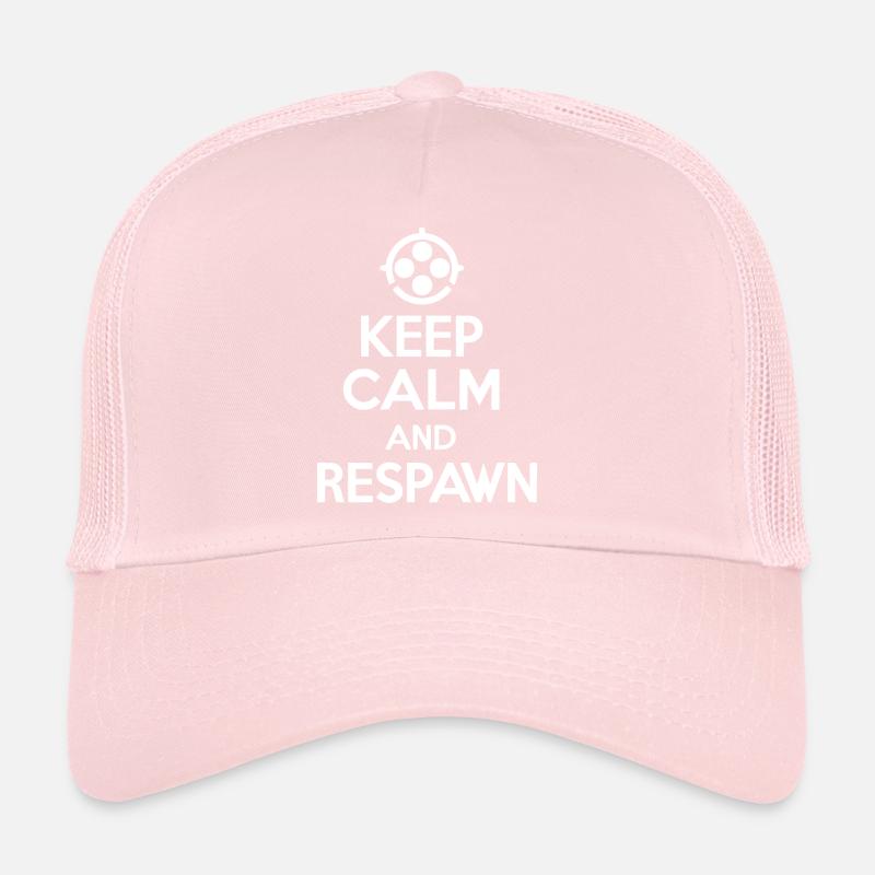 Keep Calm and Respawn Trucker Cap