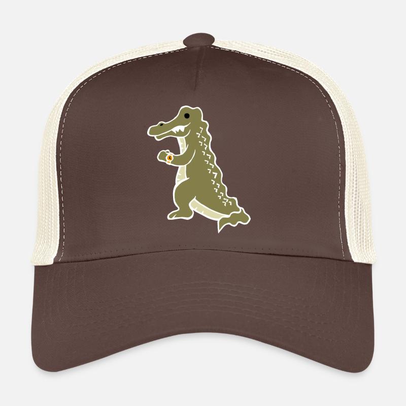 Funny & Cute Later Alligator (No Text) Trucker Cap