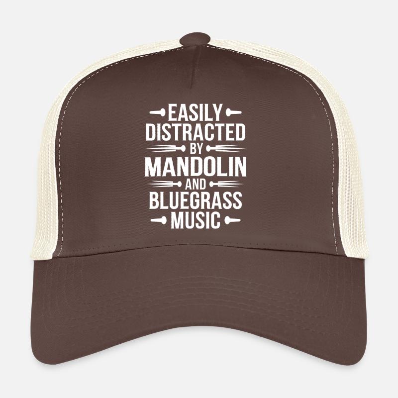 L’amour de la mandoline et du bluegrass Casquette trucker 