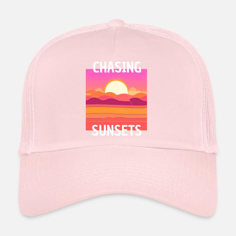 DESIGN DU COUCHER DE SOLEIL Casquette trucker 