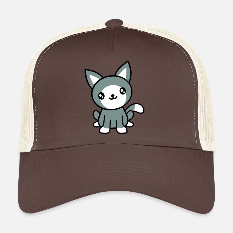 Cat Pet Cute Cute Kitten Friendly Trucker Cap