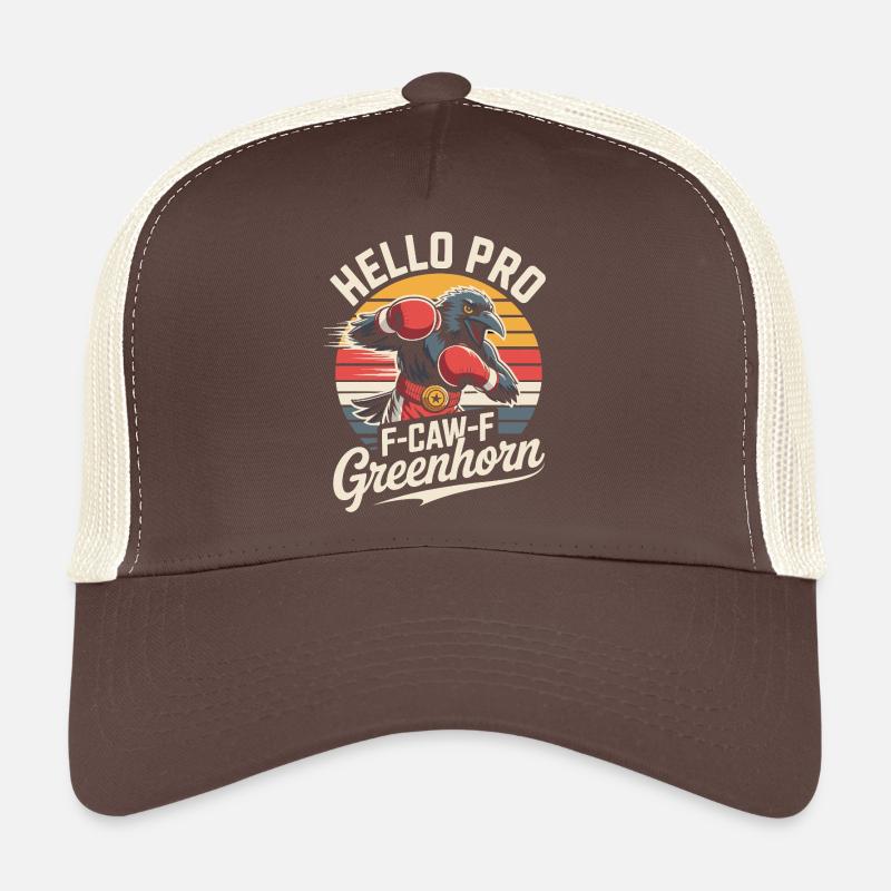 Boxer Corbeau - Casquette trucker  - marron/beige