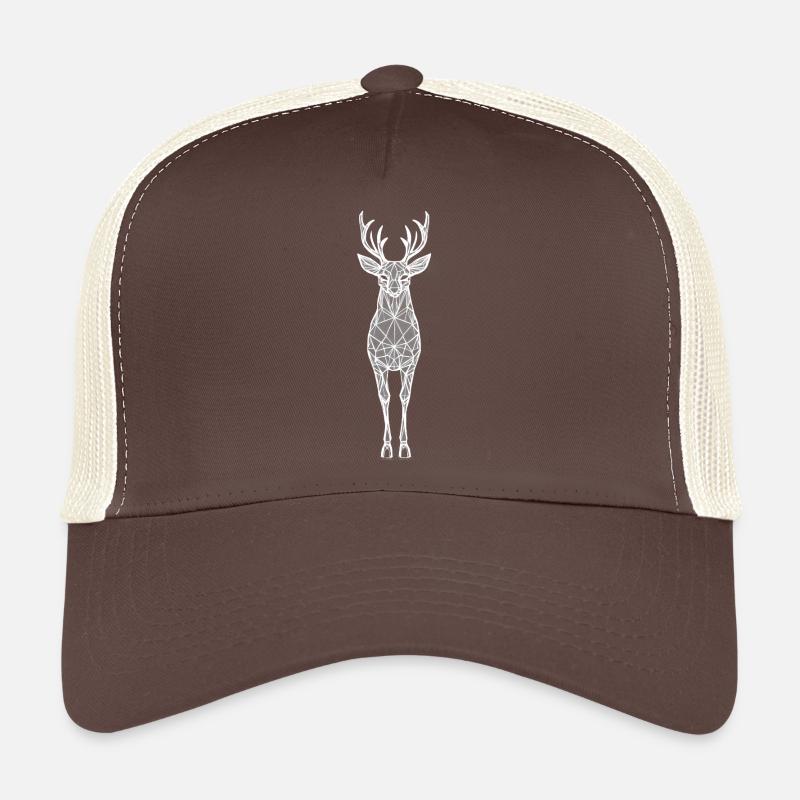 Silhouette d’animal géométrique Casquette trucker 