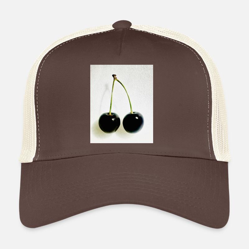 Cherry - Trucker Cap - brown/beige