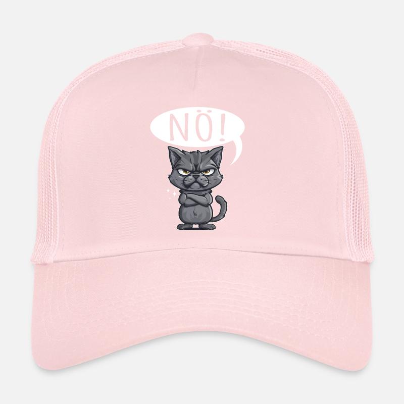 non facile non non chat chat drôle de dicton Casquette trucker 