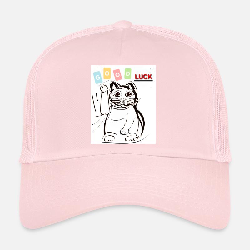 Waving cat good luck Trucker Cap