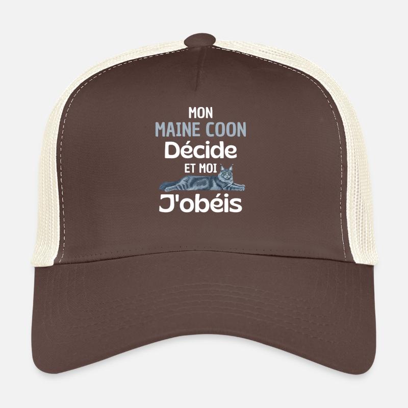Maine Coon Befehl, du gehorchst Trucker Cap