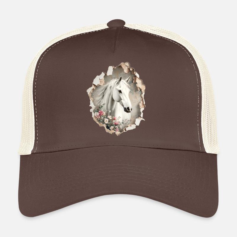 Fleurs de cheval Casquette trucker 