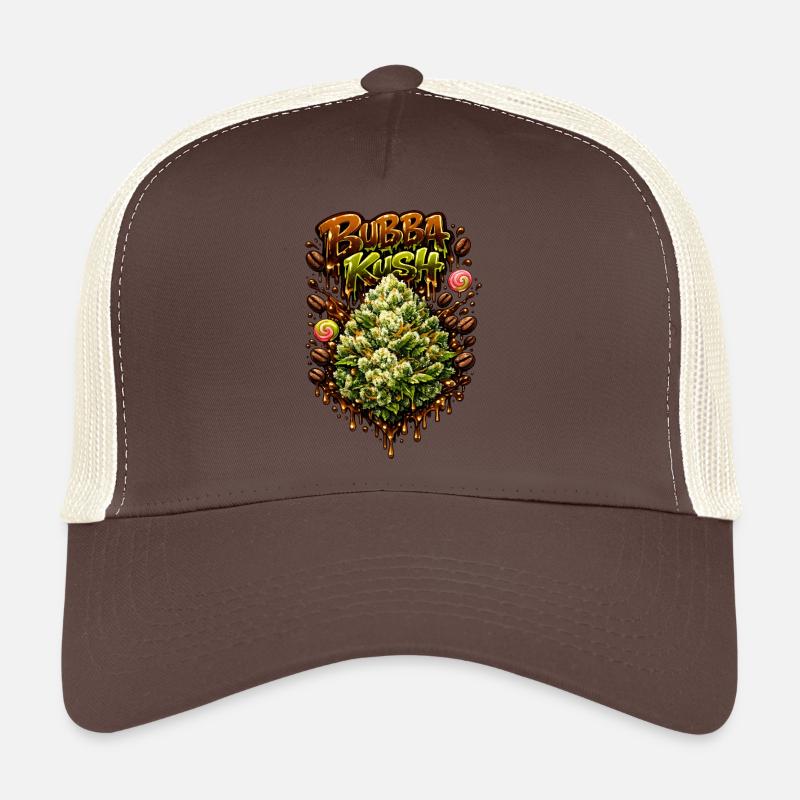 Bubba Kush Graffiti Print Trucker Cap