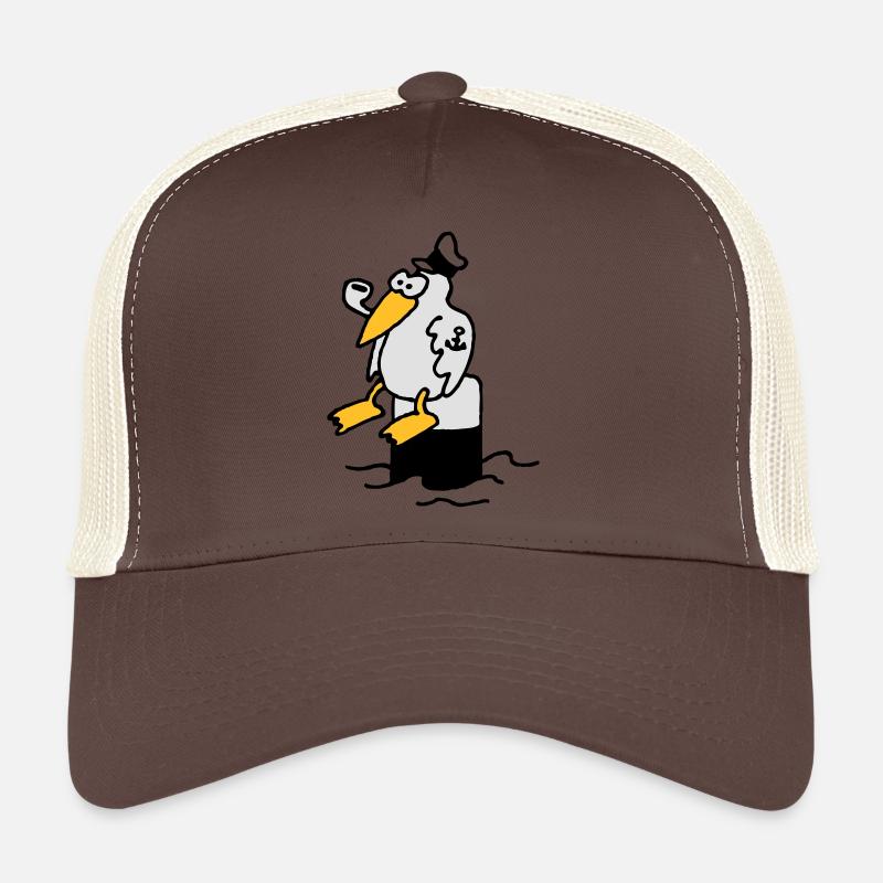 moewe_am_hafen_3c Trucker Cap