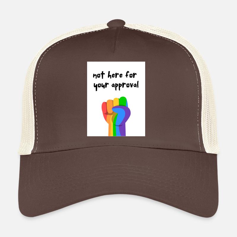 Rainbow Pride Fist Trucker Cap