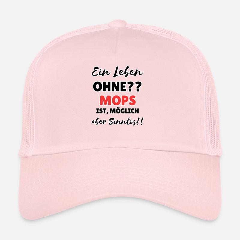« La vie sans carlin » Casquette trucker 