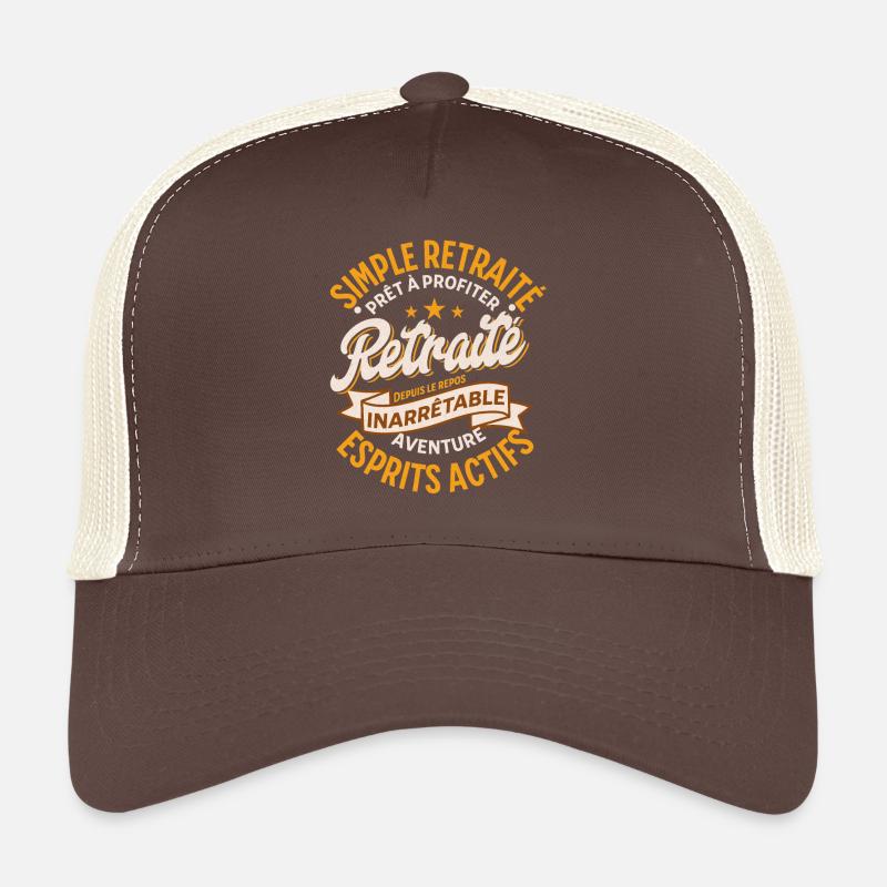 "Retraite Inarrêtable – Aventure et Liberté" Casquette trucker 