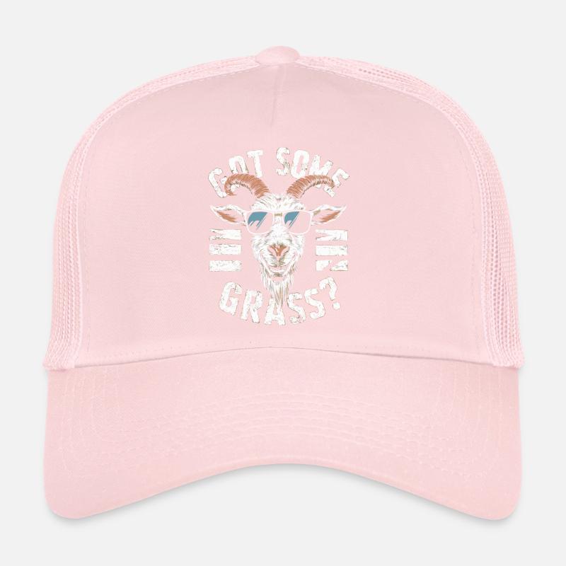Funny goat saying – Do you have grass? Trucker Cap