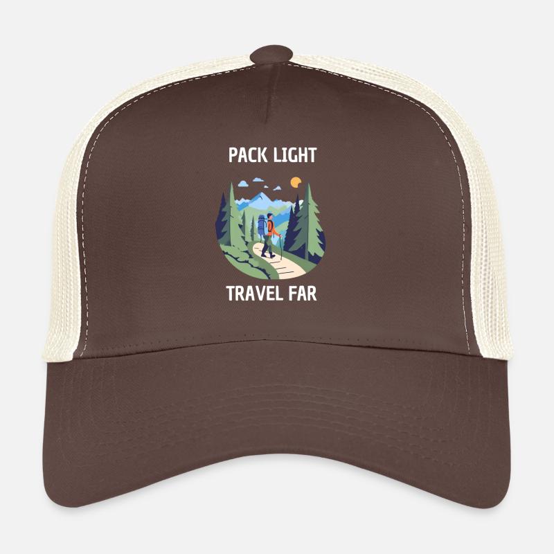 PAK LET REJS LANGT - Trucker cap - brun/beige