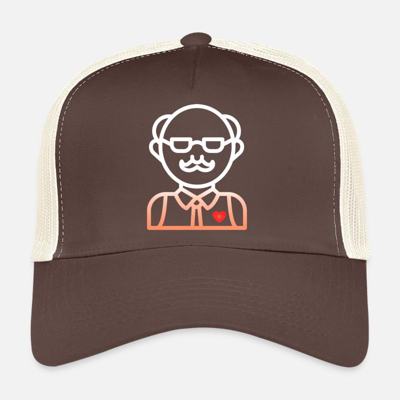 Papa Santa Papua Humor Witz Geschenk PAPI Opa G Trucker Cap