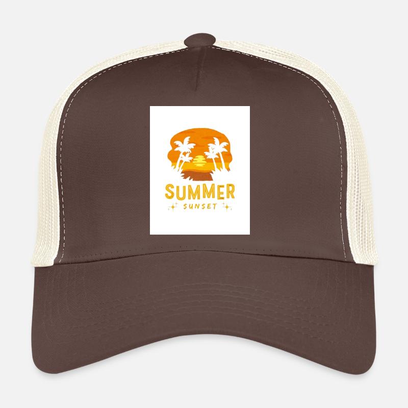 Summer Design - Trucker Cap - brown/beige