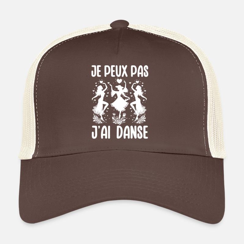 Tänzer Humor Geschenk Ich kann nicht Ich habe getanzt Trucker Cap